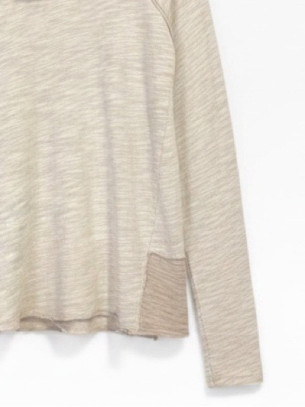 Free People Beach Cotton Cocoon Cowl Neck Long Sleeve Pullover Top Medium - Picture 6 of 12